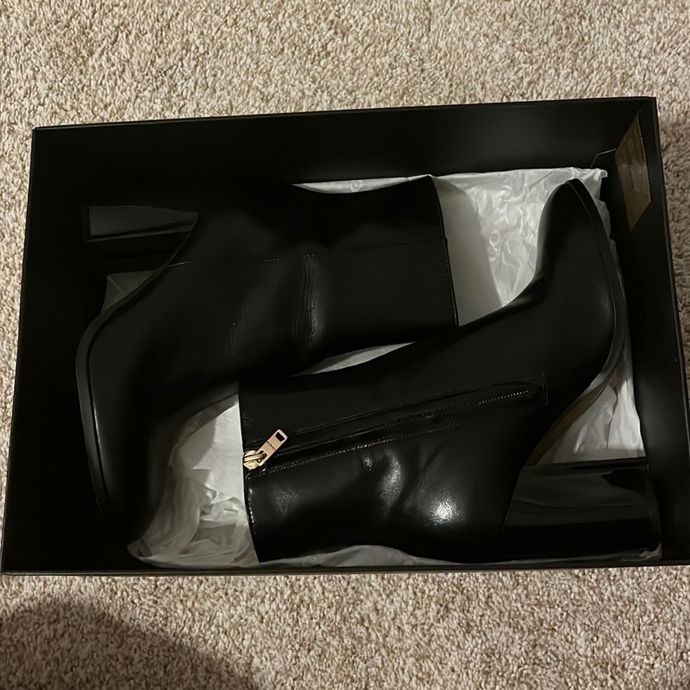 Like New Black Coach Booties Size 6.5